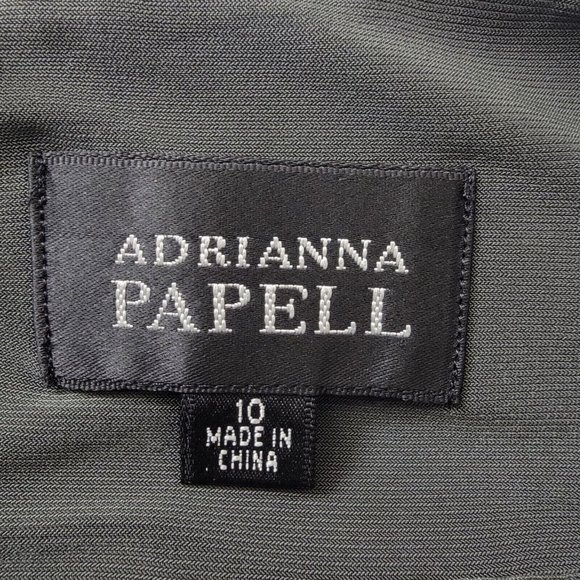 Elegant Gray Sleeveless Dress - Picture 6 of 12